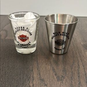 Harley-Davidson Souvenir Shot Glass Bundle